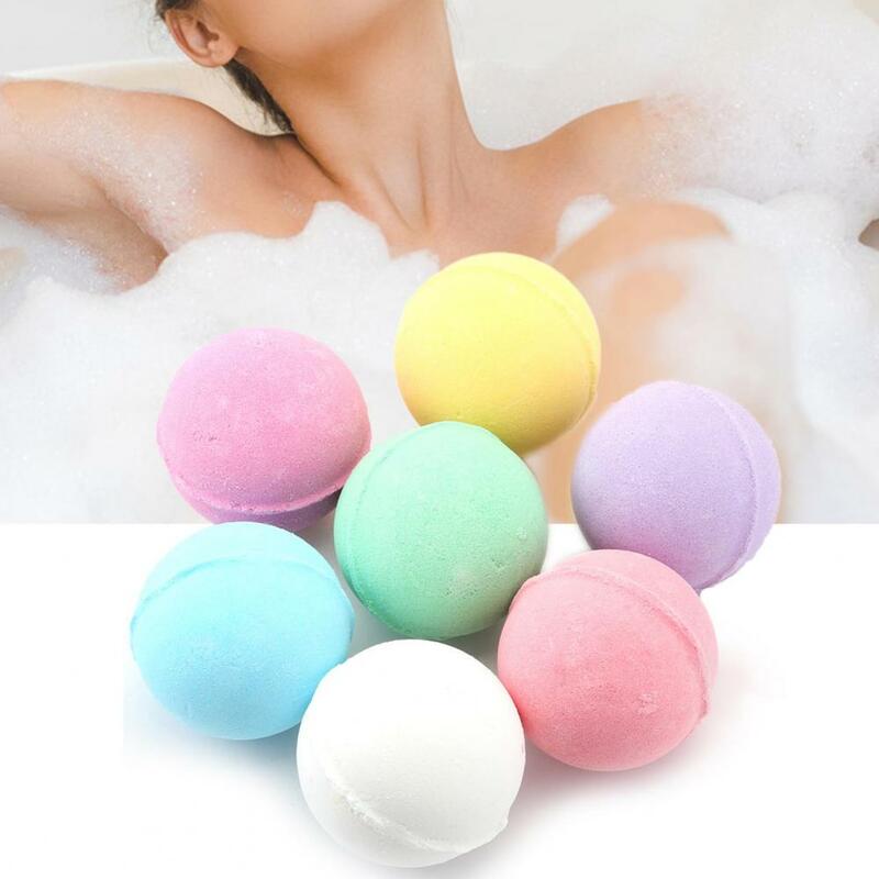 Bath Bomb Ball esfoliazione pelle tenera corpo di mare profondo sbiancamento della pelle aromaterapia bagno sale marino palla doccia strumenti
