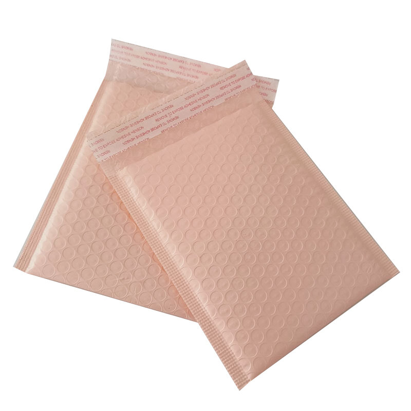 50pcs Bubble Mailers Nude Pink Poly Bubble Mailer Self Seal Padded Envelopes Gift Bags Packaging Envelope Bags For Book and gift