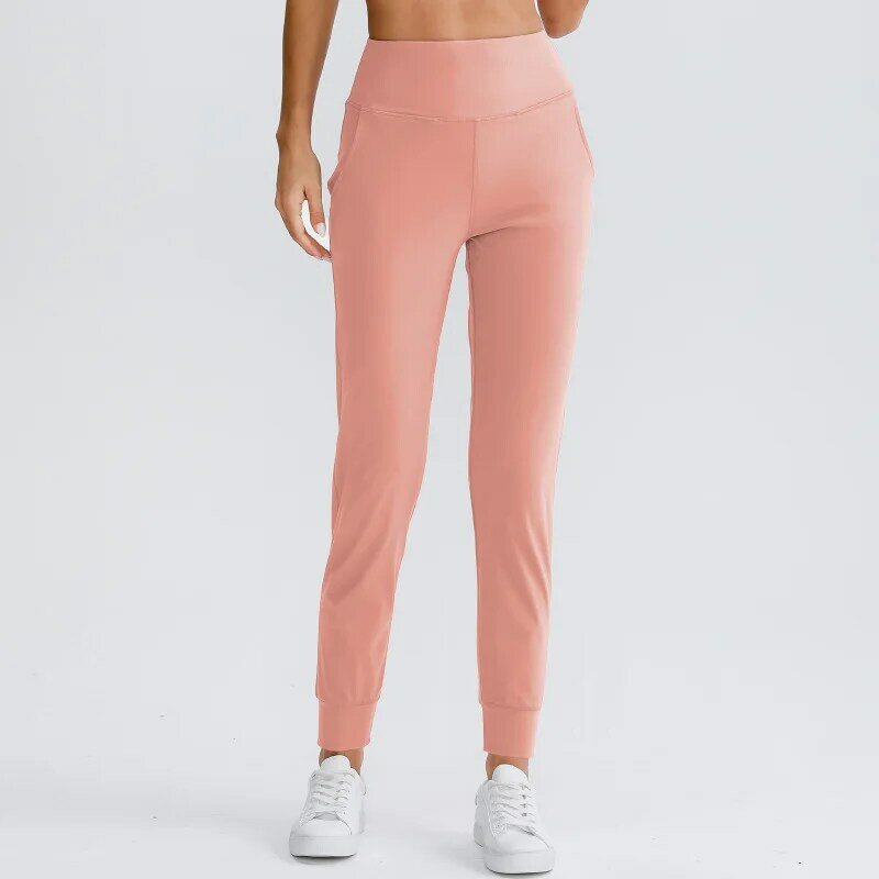 Calças de yoga cintura alta com bolso leggings esporte feminino fitness workout roupas soltas esportes wear gym leggins empurrar para cima