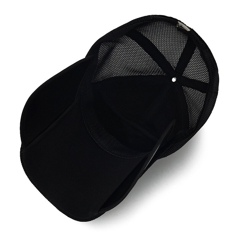 صيف جديد للجنسين قبعة بيسبول موضة النسخة الكورية قبعة رياضية قابل للسحب حافة قابل للتعديل تنفس شبكة Sunhat قبعة جري