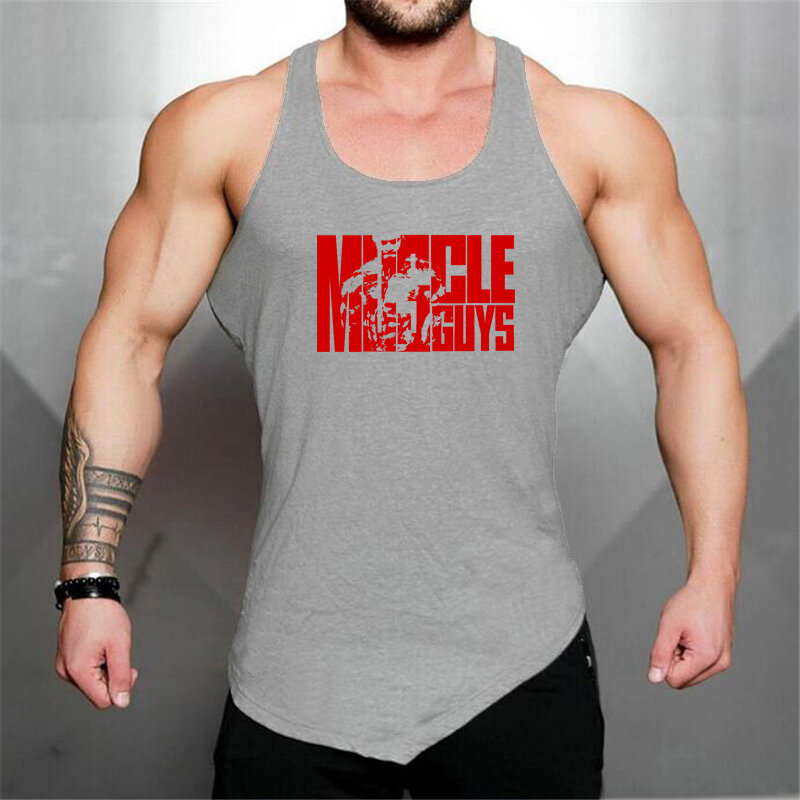 Marke Casual Gym Tank Top Herren Kleidung Bodybuilding Workout Mode Musculation Fitness Stringer Singuletts Ärmelloses Shirt Weste