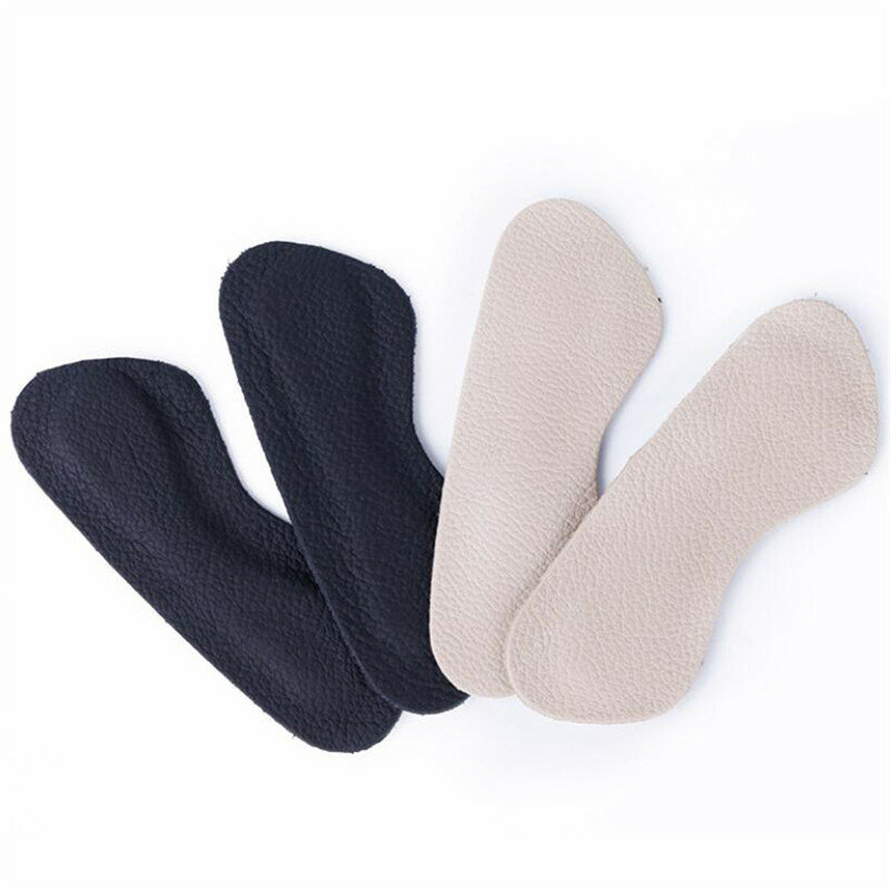 1 para skóra bydlęca pięty uchwyty zagęszczony anti-ścieranie pięty amortyzowane wkładki pięty poduszki wkładki do butów adhesivas