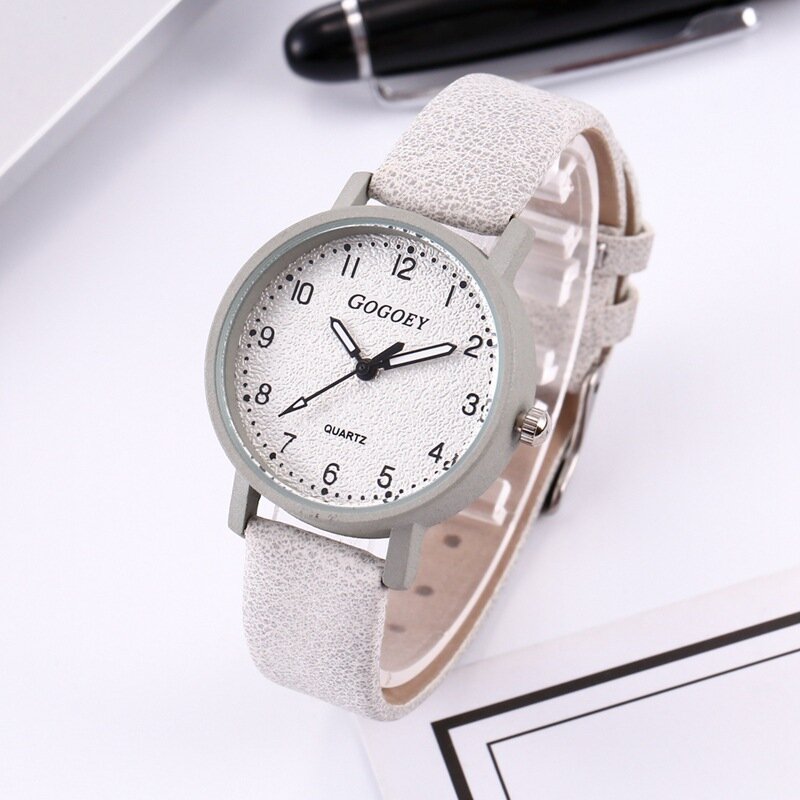UTHAI CQ105 zegarek dla dzieci Retro mała tarcza zegarek na pasku moda damska zegarek mały świeży styl zegarek kwarcowy student prosty styl