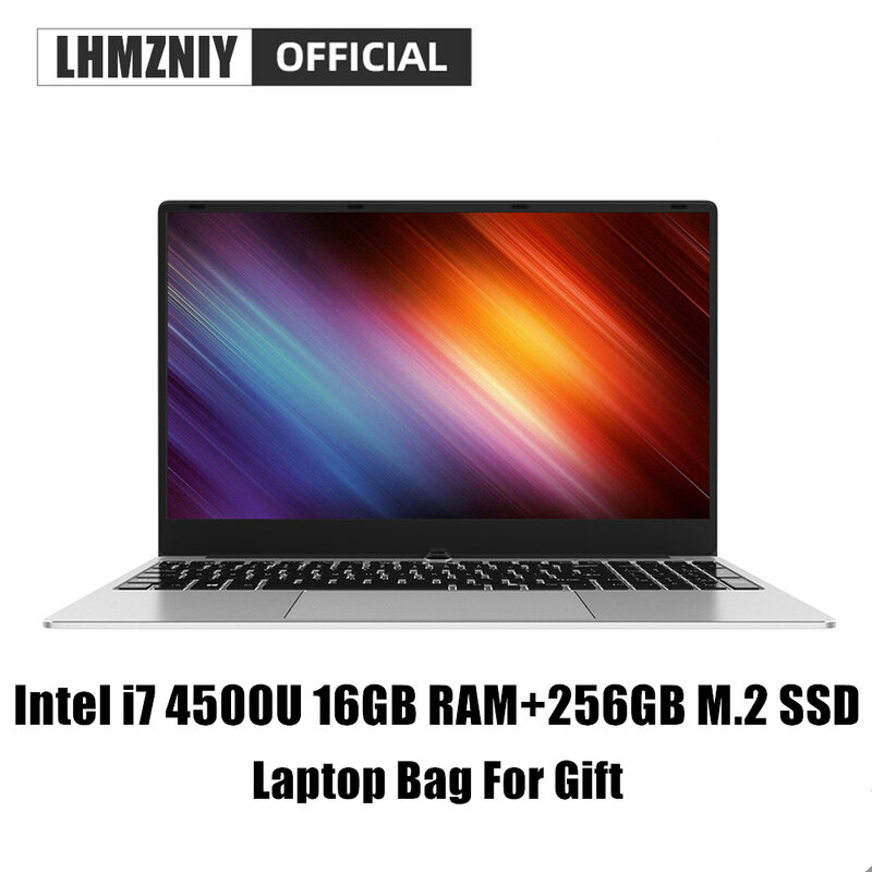 LHMZNIY RX-3 15,6 zoll i7 4500U 3,0 GHz ips-bildschirm 16GB RAM 256GB M.2 SSD Gaming laptop Intel notebook Student Büro Arbeit BT WiFi