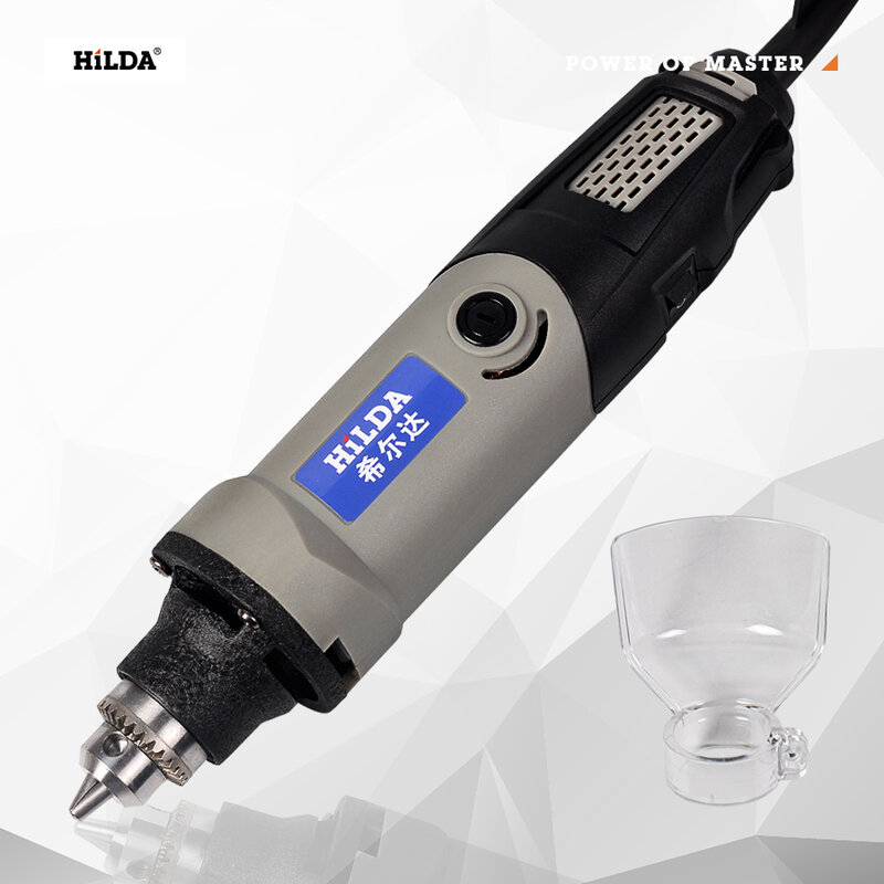 HILDA Electric Drill Rotary Tool Electric Tools Variable Speed 400W Mini Drill 6 position Rotary Tools mini grinding machine