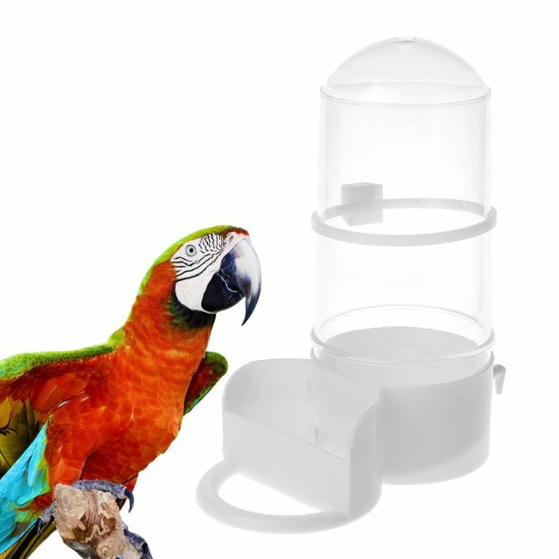 Кормушка для птиц, автоматическая, подача воды пищи, для попугая, хомяк, домашнее животное, с зажимом