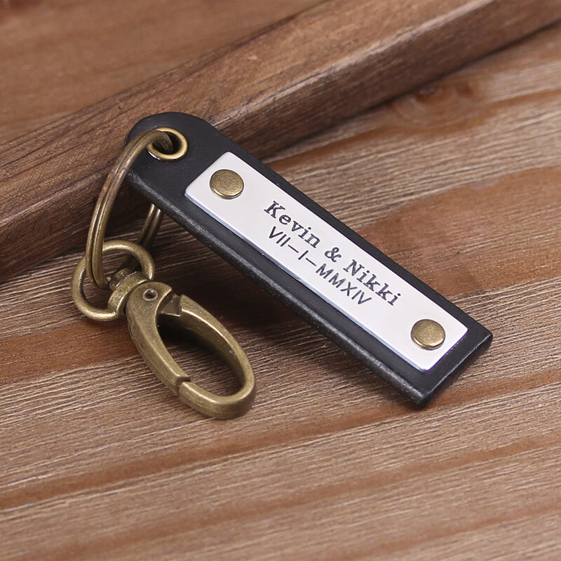 Latitude Longitude keychain - Personalized Leather Coordinates Key Chain - Texas Keychain - Map Leather Keychain