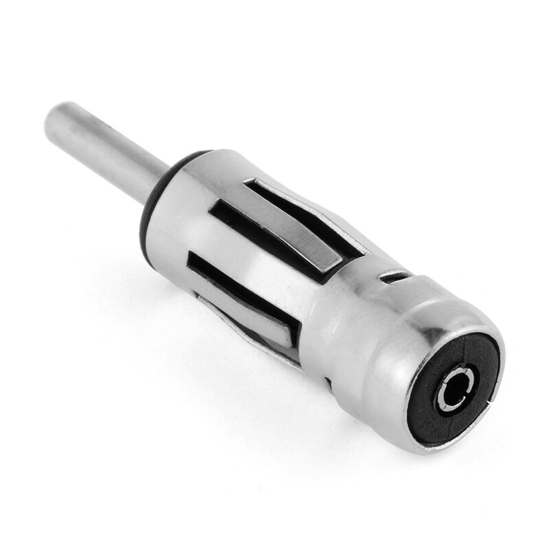 1Pcs Car Radio Stereo Antenna Adaptor Alloy Material Auto ISO To Din Connector Aerial Plug Car Radio Stereo Car Accessories