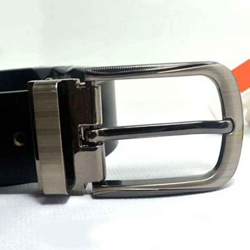Hebilla de cinturón de aleación de Zinc para hombre, hebilla de cinturón informal de un solo Pin, Media hebilla para artesanía de cuero, hebilla de correas de Jeans de repuesto DIY, 35mm, 40mm
