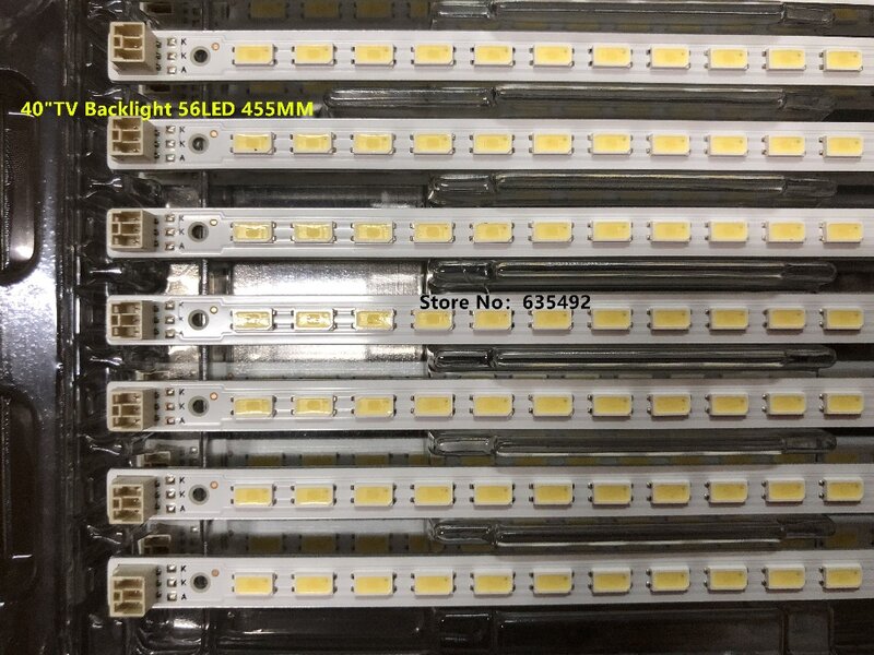 Tira LED para G1GE-400SM0-R6, LJ64-03029A, 3DTV40880IX, L40F3200B, L40F3320B, LTA400HM13L40F3200B, L40E5200BE, L40P7200-3D, 2pcs