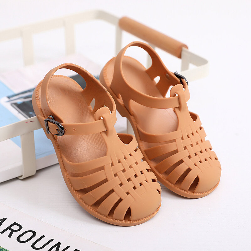 Summer Kids Sandals Girl Shoes Non-Slip Hollow Casual Sandals For Girls Boys Baby Shoes Beach Shoes