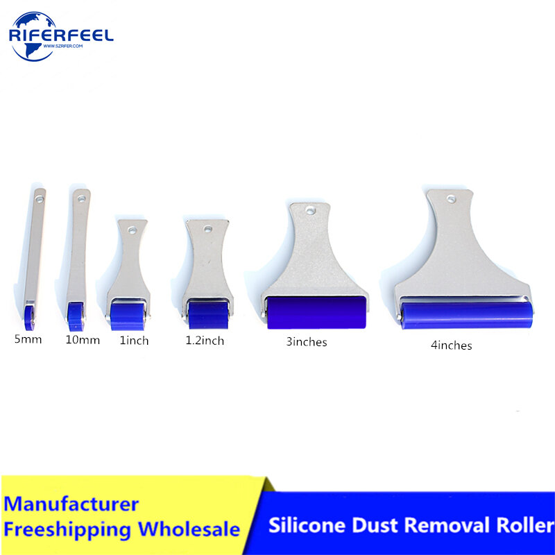 Силиконовый ручной липкий ролик для удаления пыли, антистатический инструмент для очистки комнаты, силиконовый липкий ролик с плоской ручкой
