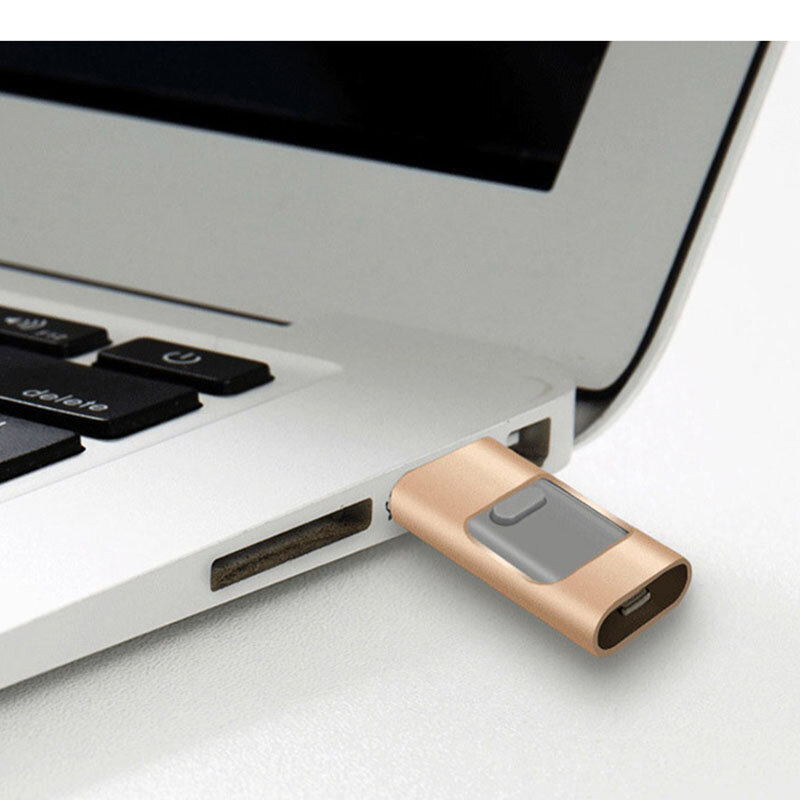 USB Flash Drives com Lightning OTG Jump Drive 3.0, Memory Stick, Compatível com iPhone, iOS, Apple, iPad, Android, PC, 512GB, 2TB, 1TB