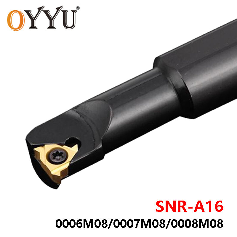 OYYU-insertos de carburo de vástago de torno, soporte de herramientas de torneado, SNR0006M08, SNR0007M08, SNR0008M08, A16, SNR0006, SNR0007, SNR0008