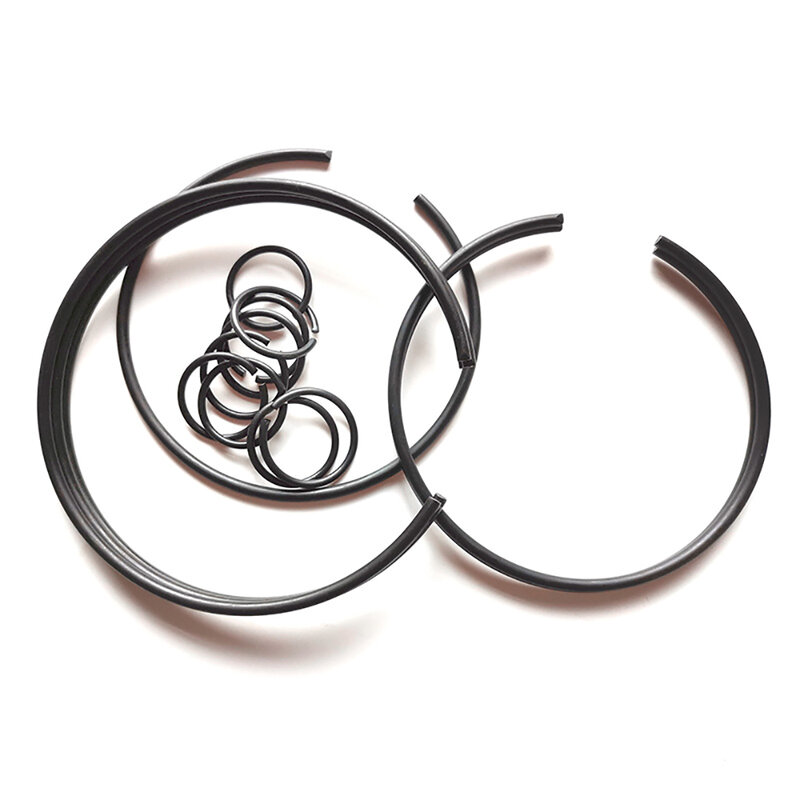 Anéis instantâneos redondos do fio para o furo, aço carbono, M18, GB895.1, 50 PCes