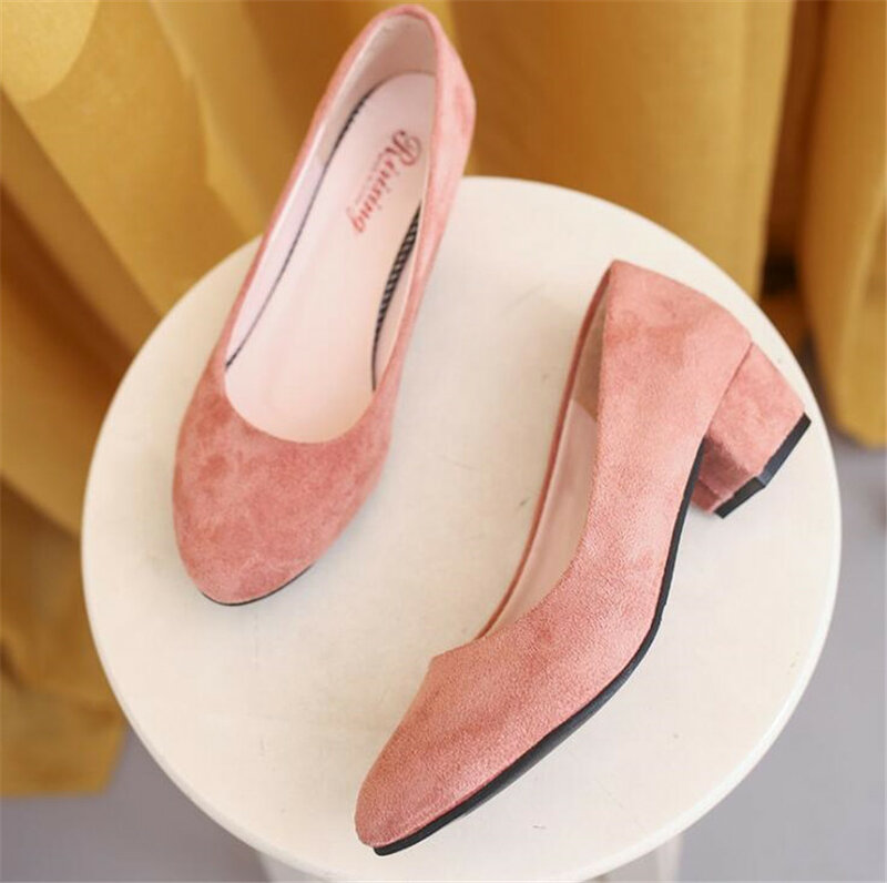 YEELOCA 2020 Spring Korean version deep leather high leather Simple fashion shoes KZ067