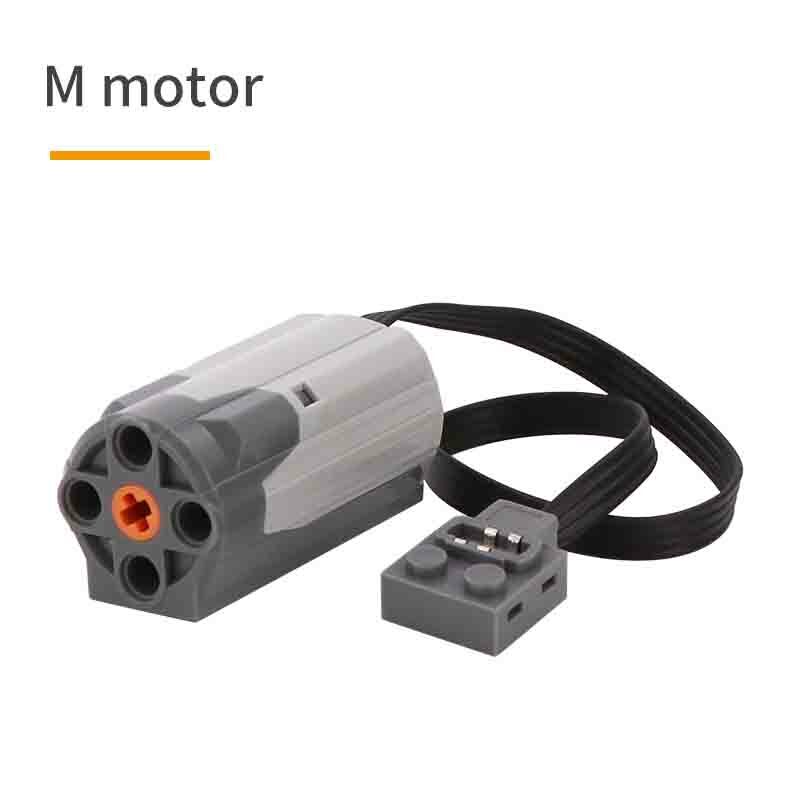 Motor Plug-in blok bangunan M Motor PF dimodifikasi MOC nirkabel penerima kendali jarak jauh kotak baterai