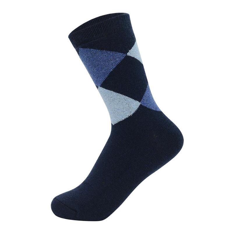 5 Pairs Verdicken männer Baumwolle Socken Warm Halten Boden Flauschige Socken Thermische Patchwork Farbe Winter Dicke Socken Für Mann hohe Qualität