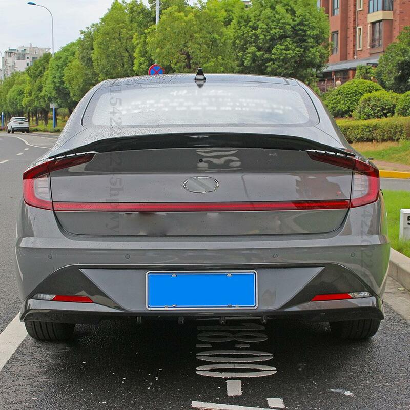 Задний спойлер на крышу высокого качества, дефлектор воздуха, сплиттер, аксессуары для настройки багажника, спойлер, хвост для Hyundai Sonata 2019 2020