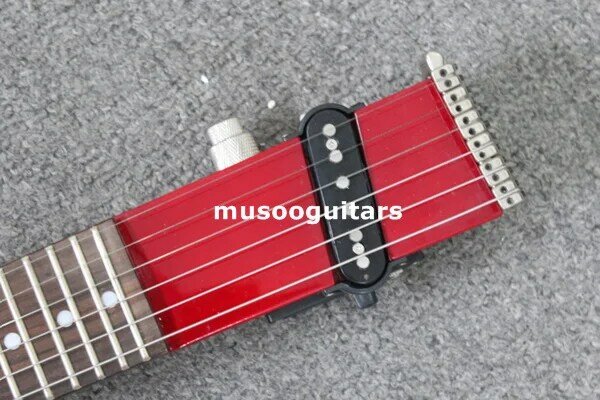 Бренд MINSTAR, электрическая гитара для путешествий MICROSTAR с сумкой для переноски