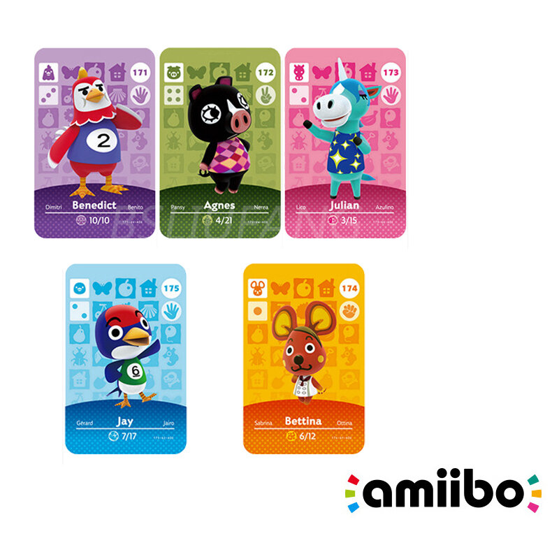 Animaux croisant Amiibo nouveaux Horizons jeu maréchal NFC carte pour nintendo Switch NS jeux série 1 2 3 4