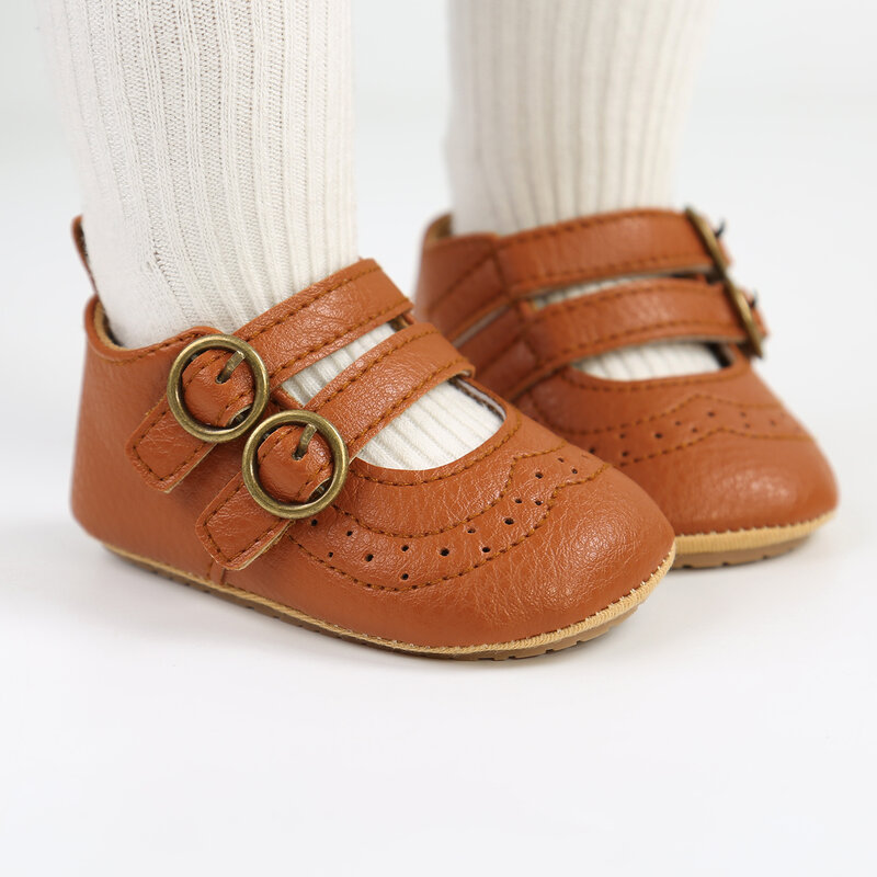 Vintage Baby Schuhe 2023 Prinzessin Baby Kleinkind Schuhe Weichen Nicht-Slip Krippe Schuhe Mode Schuhe Neugeborenen Erste Wanderer