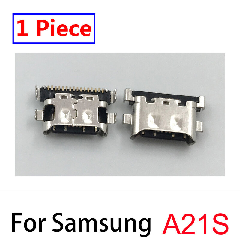 100 sztuk ładowarka USB portu ładowania złącze do Samsung A20 A30 A50 A70 A51 A21s A01 A30s A20s A50s A11 A21 A31 A52 A02s A32