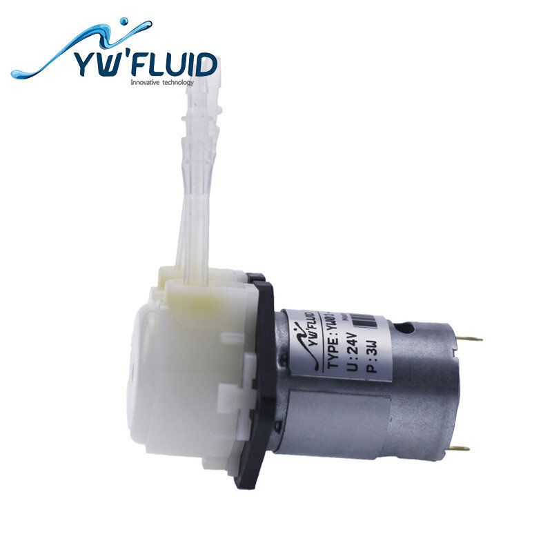 Ywliquid جودة عالية 12 فولت/24 فولت الطاقة الكهربائية مصغرة مضخة تمعجية المياه في انخفاض الأسعار المستخدمة لمطهر اليد