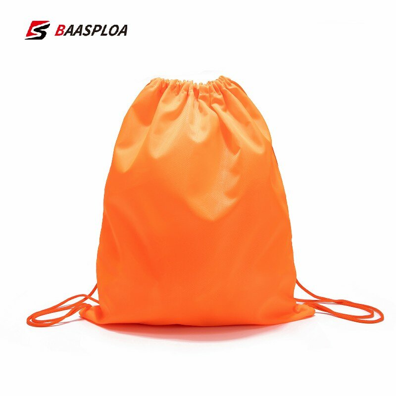 กระเป๋าเป้สะพายหลังกันน้ำถุงผ้าแบบมีหูรูดกีฬา Sackpack ฟิตเนสกระสอบสำหรับผู้ชายผู้หญิง Baasploa กีฬาพับได้อุปกรณ์เสริม