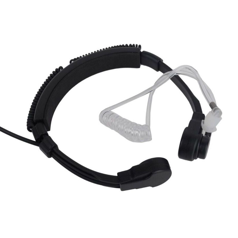 Fbi Zware Tactische Militaire Keelmicrofoon Headset Voor Baofeng UV-5R Voor Kenwood KG-UVD1 Tyt