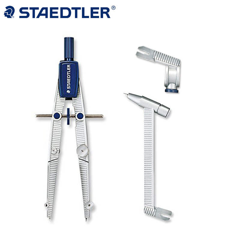 Staedtler 550 02 brújula ajustable, herramientas de dibujo, suministros de dibujo, papelería escolar y de oficina