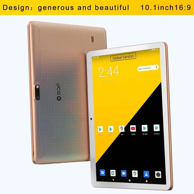 New 10.1 Inch Tablets Android Octa Core Phone Call Google Play 4GB RAM 64GB ROM Tablet Pc WiFi Bluetooth Type-C FM Pad Android10