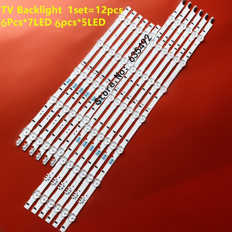 New LED Strip For UA55J6200 UE55J6150 UE55H6270 UE55H6400 UE55H6410 UE55H6470 UE55H6500 UE55J6510 UE55H6590 UE55H6600 UE55H6670