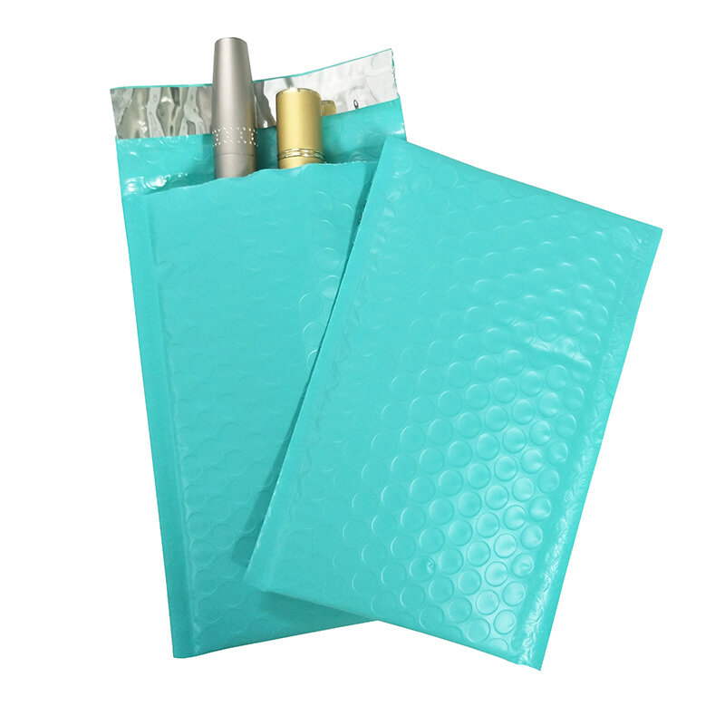 Envelopes redondos com tampa bolha para transporte, sacola para envio de encomendas, com plástico bolha, tamanhos 4x8 polegadas, 12x18cm, 10 unidades