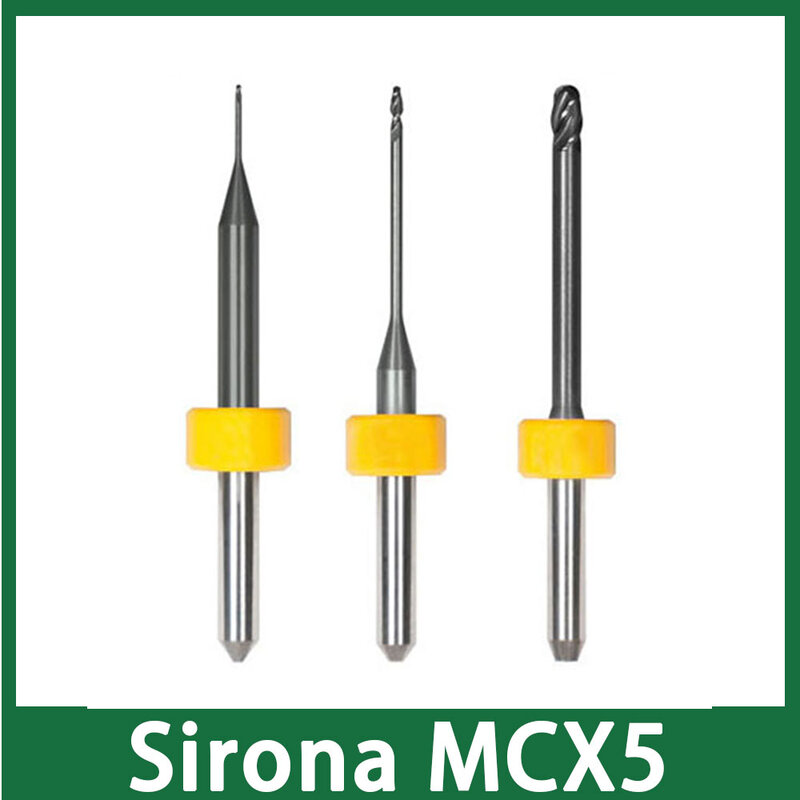 Sirona MCX5 카바이드 밀링 도구, 지르코니아 블록 전용, 1 개