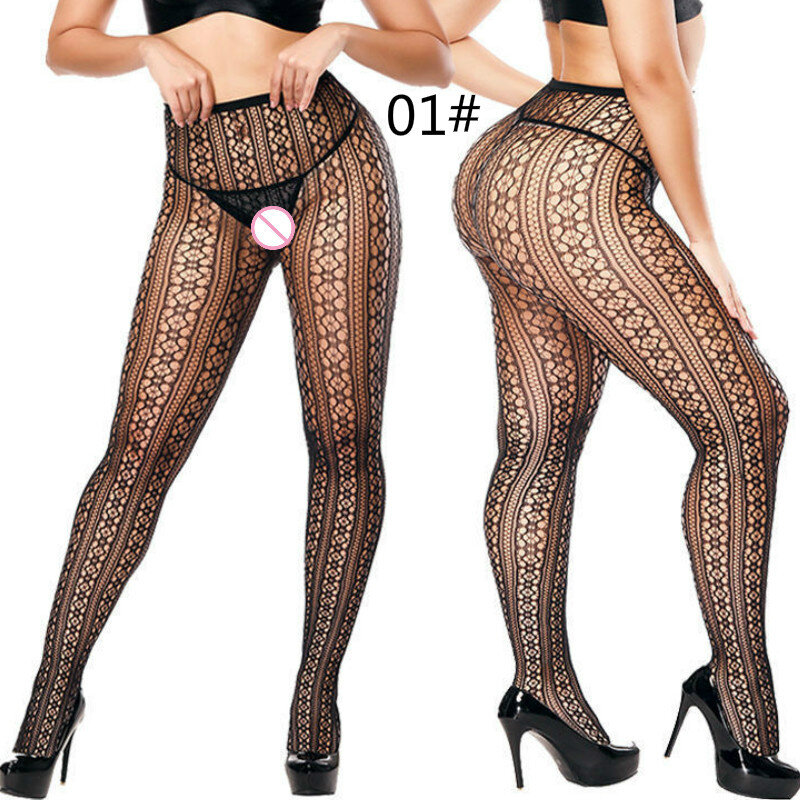 New Women's Pantyhose for Ladies Lingerie Woman Fashion Fishnet Tights Plus Size Women Stockings Femme Collants Hot Dropshipping