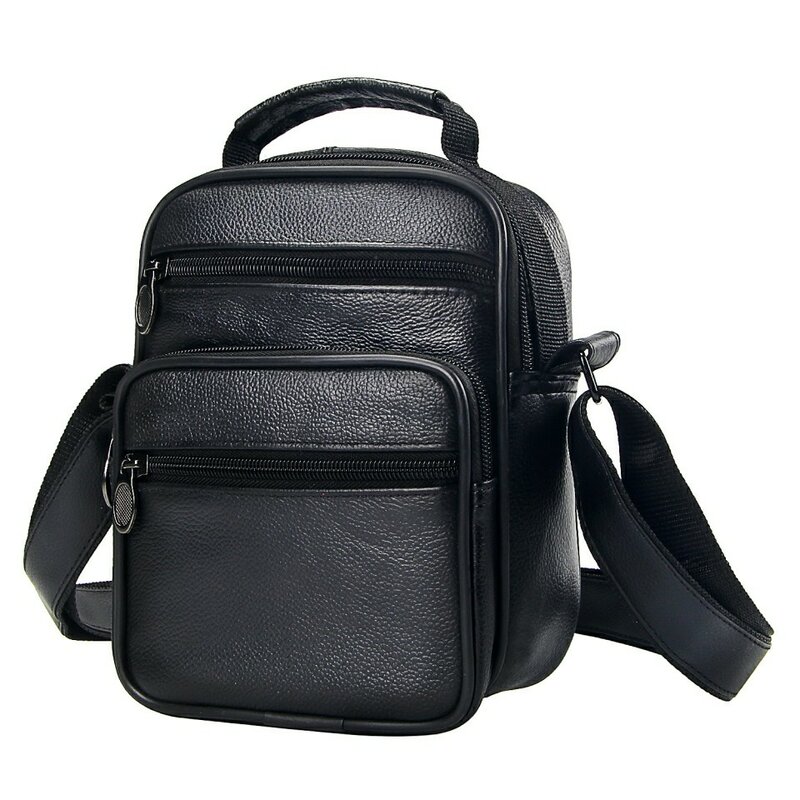 Brand Designer Brown Bag Men Handbags Leather Genuine Cowhide Vintage Male Messenger Bags Business Men Crossbody Shoulder Bag