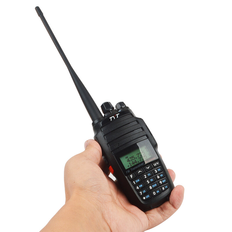 TH-UV8000D Walkie Talkie TYT 10W Dual Band VHF & UHF Cross Band Repeater Fungsional Portable Ham Radio 128CH W /3600 M Baterai