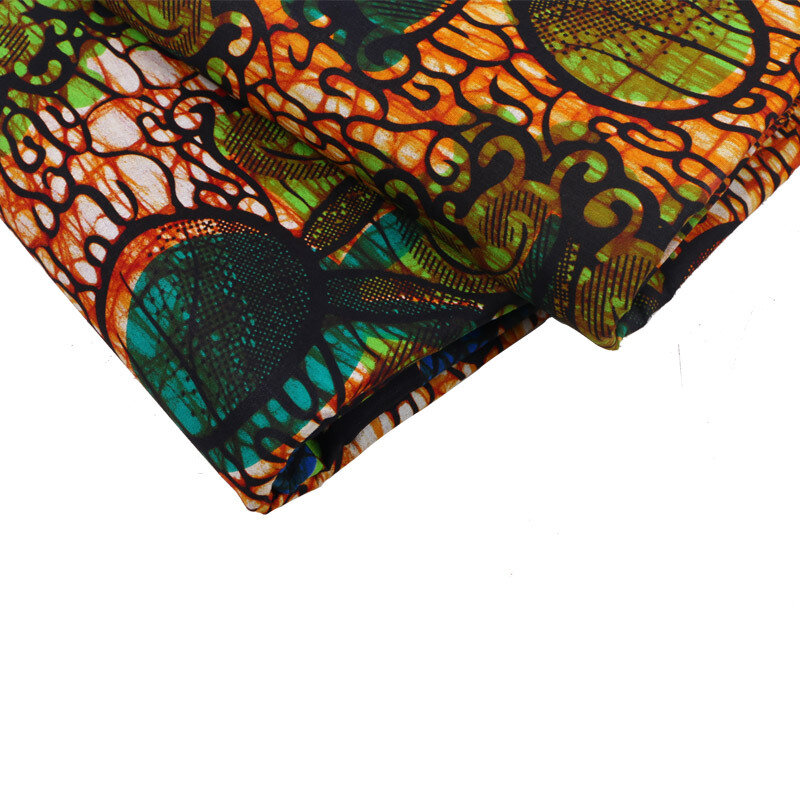 Nuovo Pagne Africano 100% Cotone garantito Cera colorata Tessuto Ankara Materiale