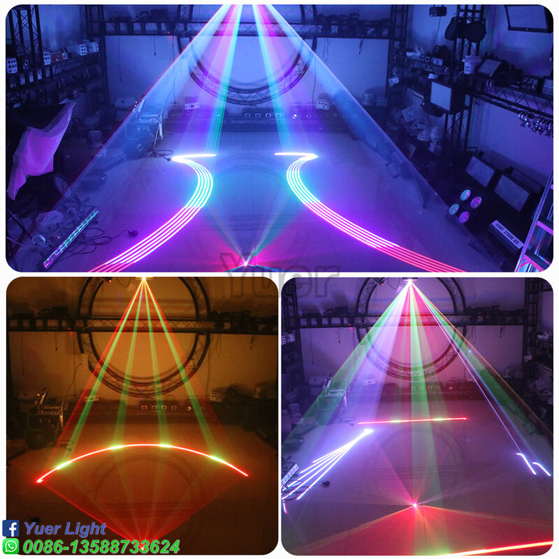3W RGB Hoạt Hình 20Kpps Quét Đèn Laser DMX512 DJ Disco Partterns Rửa Máy Chiếu Laser Cho Đám Cưới Led Đảng thanh Ngang Bằng Ánh Sáng