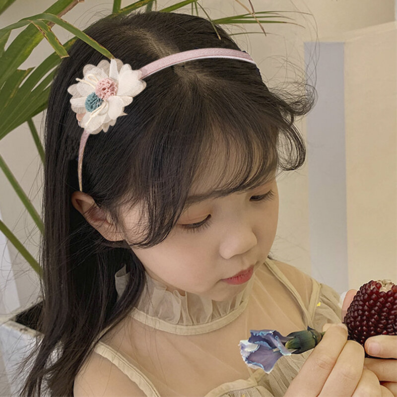 女の子のための蝶ネクタイ付きヘアバンド,かわいい色,花柄,女の子のためのヘアアクセサリー