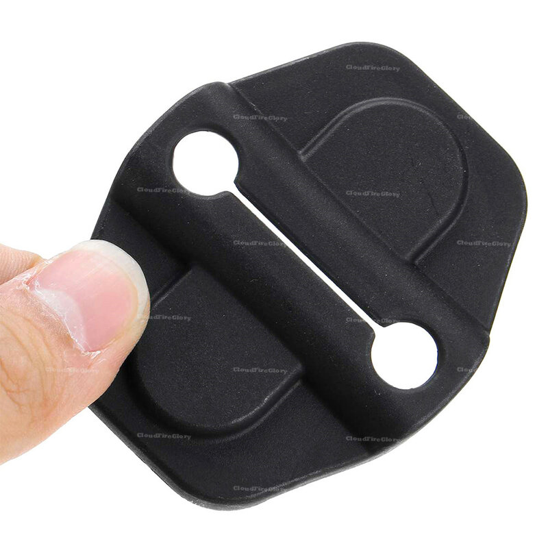 CloudFireGlory 6Pcs Door Lock Decoration Cover Interior Mouldings ABS For Jeep Wrangler JL 2018 2019 2020 Car Accessories