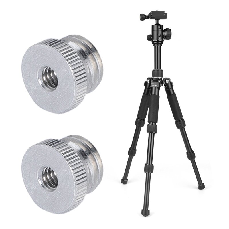 5/8'' to 1/4" adpater Compatible with 1/4 Thread Laser Level & Rangefinder 5/8" Tripod Stand Mic Microphone Stand Adapter