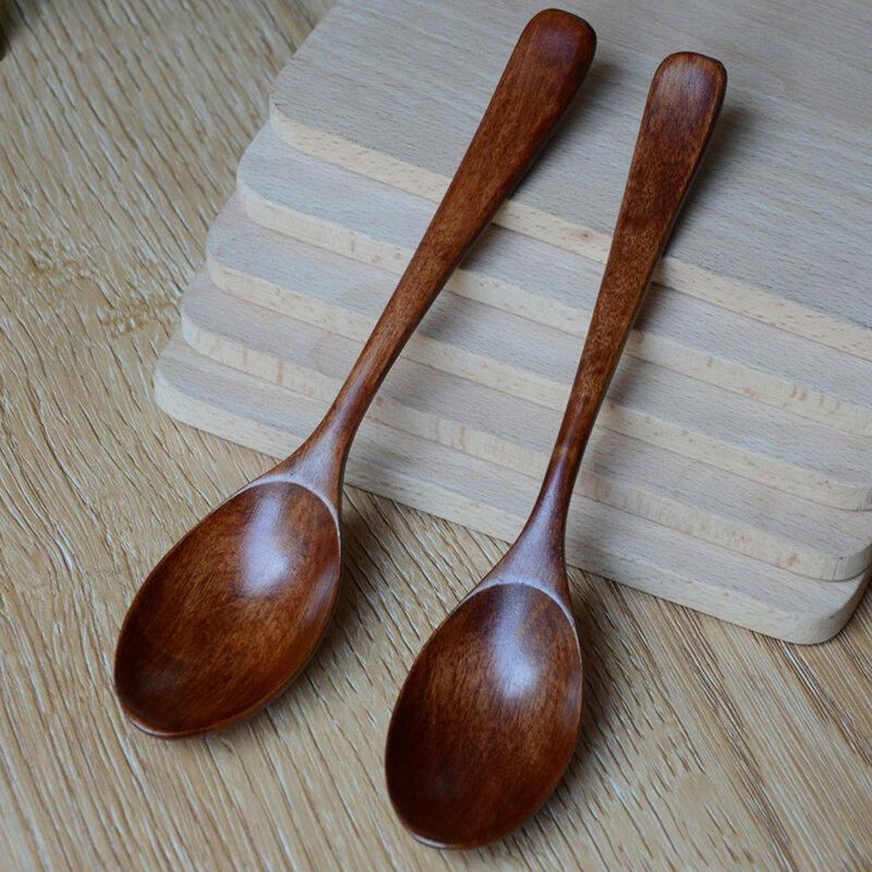 Wooden Spoon Bamboo Kitchen Cooking Utensil Tool For Kicthen   813 Soup Teaspoon Catering wooden spoons  spoon