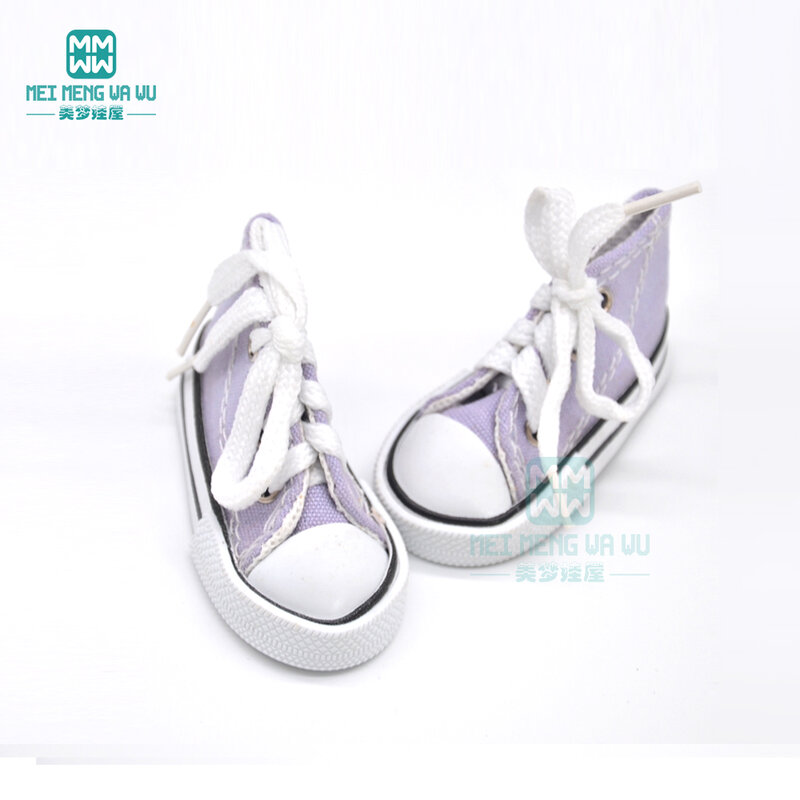 Zapatos deportivos de lona para muñecas, calzado de moda de 7,5 cm, se adapta a muñecas BJD 1/3 1/4, accesorios para muñecas de 16 pulgadas