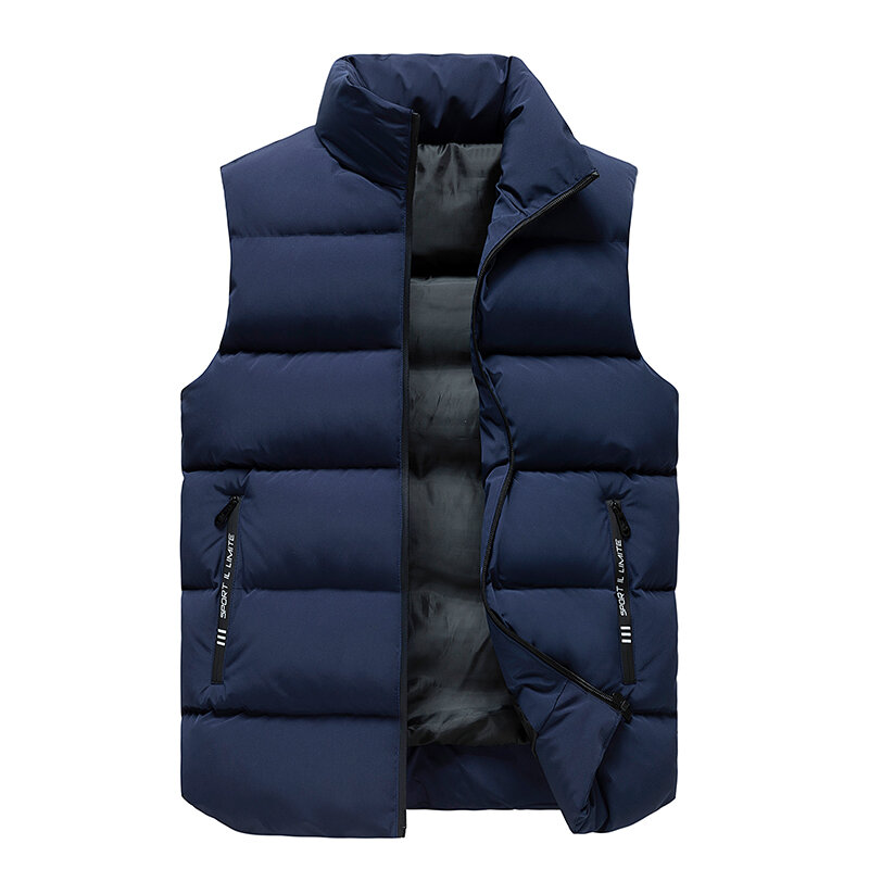 Chaleco informal para hombre, chaqueta gruesa, aumento de M-8Xl, Otoño e Invierno