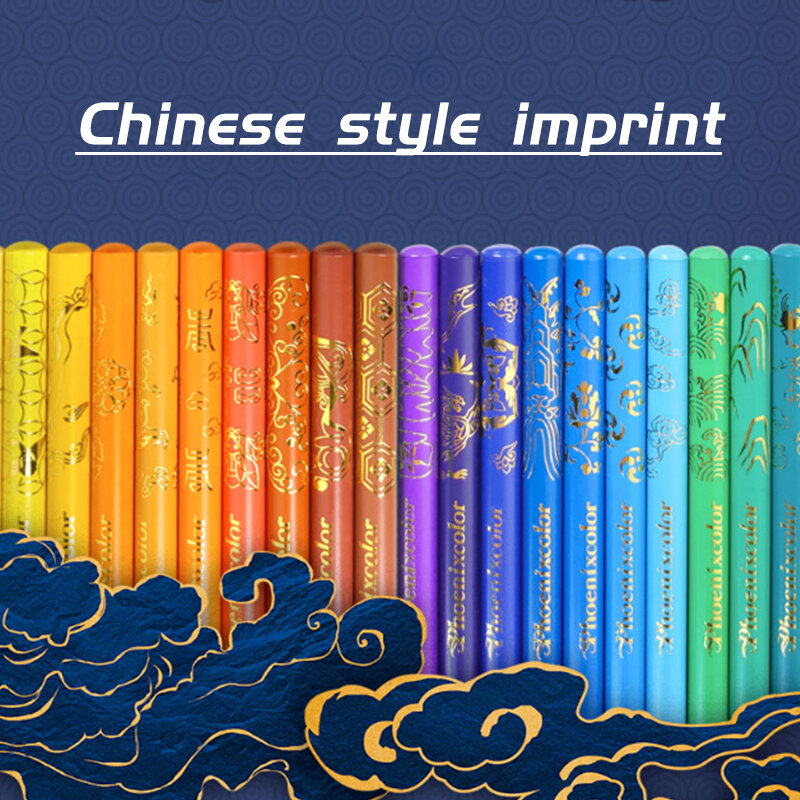 Phoenixcolor Chinesischen Stil 50/100 Farben Professionelle Öl Farbige Bleistifte Zeichnung Skizze Bleistift Set Für Schule Kunst Liefert