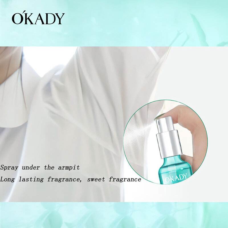 OKADY-Spray anti-odeurs pour hommes et femmes, élimine les odeurs, rafraîchit le corps, dépistolet ant, liquide de gratitude, sueur d'été, 20ml