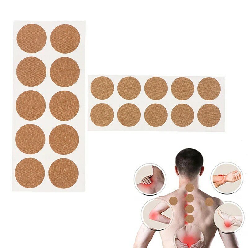 10Pcs 21Mm Geen Magnetische Patches Stickers Magneet Body Pijnbestrijding Natuurlijke Acupunt