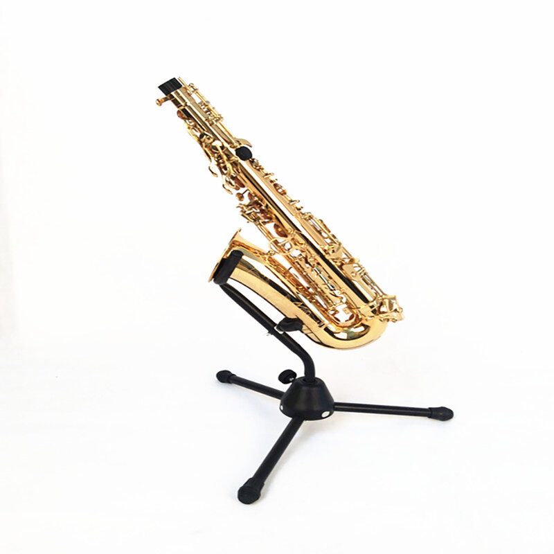 Soporte plegable portátil para saxofón Alto Tenor, trípode de Metal para saxofón Alto Tenor, accesorios para instrumentos de viento de madera